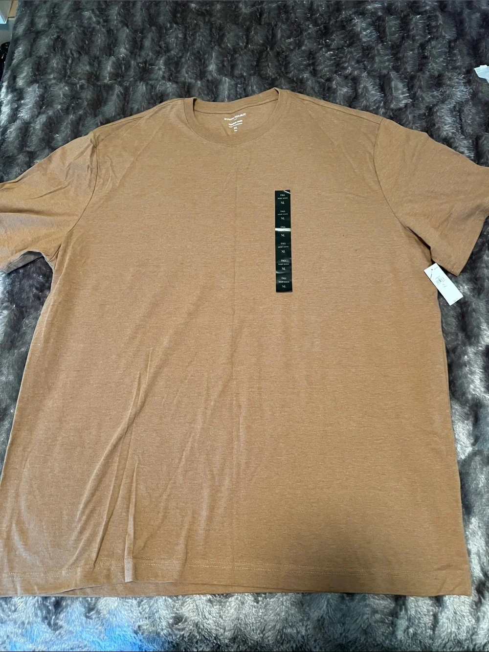 Banana Republic Men's Crewneck T‑Shirt in Brown, XL Tall